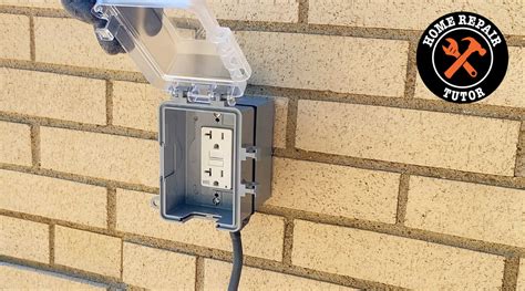 installing an outside electrical outlet